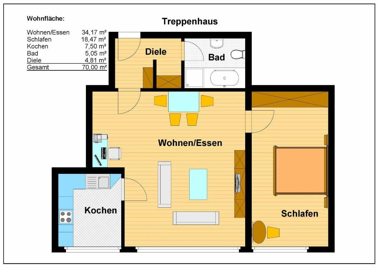 לודינגהאוסן My Home - Ferienwohnung מראה חיצוני תמונה